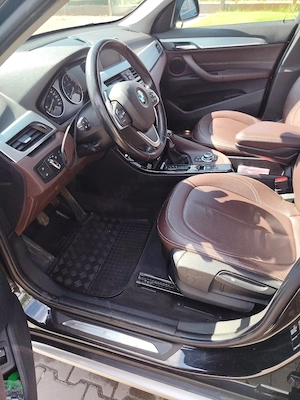 BMW X1 f48 sdrive 18d ,fără adblue an 2016,volan încălzit,piele maron,proprietar - imagine 3