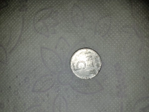 5 bani din 1975 aluminiu