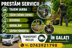 Servicii de întreținere grădini case terenuri Galați
