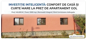  Casă renovată integral + Teren 1000 mp | Cartier Banovița (5 min de Lidl & Cora)