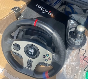Volan jocuri cu pedale si schimbator Myria 7400  