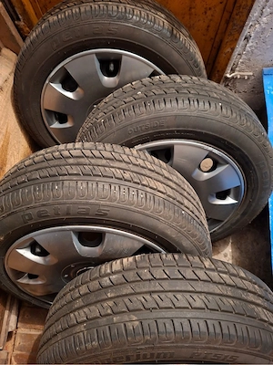 4 jante Opel Corsa 185/55/R15 cu cauciucuri de vara Dot 2024 - imagine 5