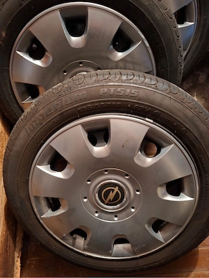 4 jante Opel Corsa 185/55/R15 cu cauciucuri de vara Dot 2024 - imagine 2