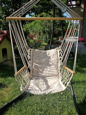 Hamac tip scaun cu suport metalic original