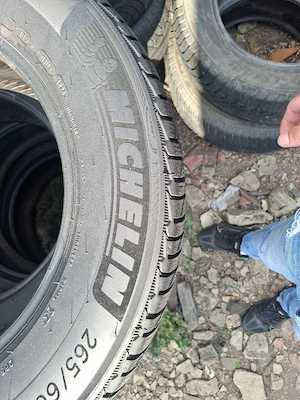 vand set 4 anveloope 265 60 18 michelin bune impecabile m+s dot 2024  - imagine 5
