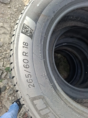 vand set 4 anveloope 265 60 18 michelin bune impecabile m+s dot 2024  - imagine 2
