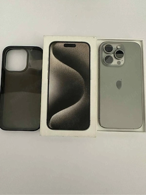 IPhone 15 Pro ,128 Gb ,87% baterie ,Full Box ,doar în Suceava ,nu trimit ! - imagine 3