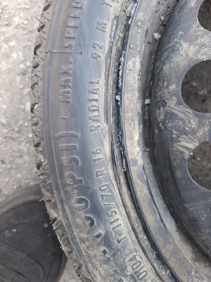 vand rezerva slim ingusta R 16 opel are anvelopa 110 70 16 continental   - imagine 2