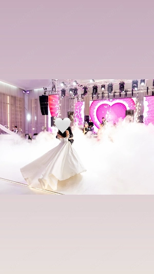 Rochie de mireasă romantică A-Line cu trenă + Bolero detașabil (Mărimea 34)