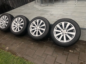 Jante 5X112 ( Vw ,Audi) + Anvelope iarna 225/55/R17 - imagine 2