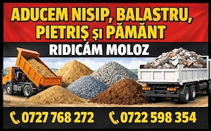 Balastru Pamant Piatra Nisip 