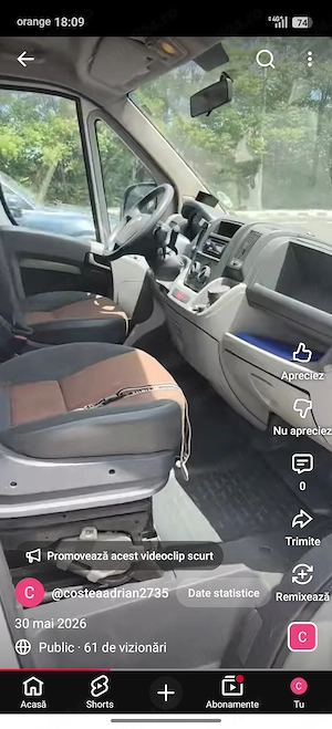  Autorulotă camper construcție proprie   Fiat Ducato 2.2 Diesel   Omologată M1 Autorulotă  Preț: 1 - imagine 6