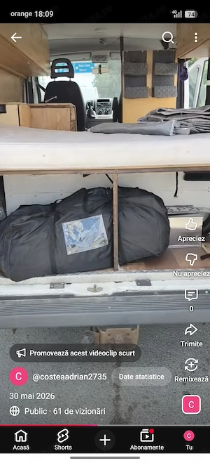  Autorulotă camper construcție proprie   Fiat Ducato 2.2 Diesel   Omologată M1 Autorulotă  Preț: 1 - imagine 4