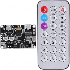Modul Bluetooth XY-WRBT BLE 5.0 cu Telecomandă   Decoder Audio Stereo 3.7V 24V pentru Boxe DIY & Amp