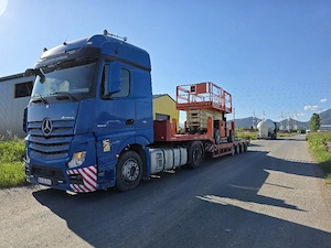 mercedes actros + trailer 4 axe