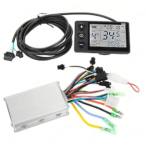 Set Controler + Display S866 Bicicletă Electrică 24V 36V 48V   250W 350W Brushless 20A