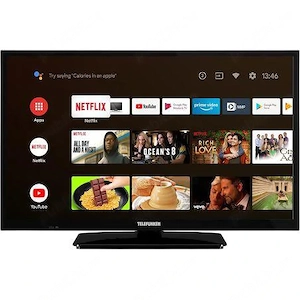 Telefunken 24" (61 cm) 12V   220V Smart TV   Rulotă, Autorulotă, Barcă   Garantie 12 luni
