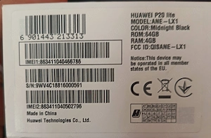 Vând Huawei P20 lite, RAM 4GB, 128 GB, 180 lei