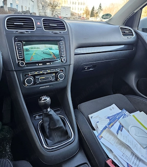 VW Golf 6 1.4TSI TEAM Navigatie Xenon SenzoriParcare DubluClima CamerăMarșarier Bluethoot Euro5  - imagine 17