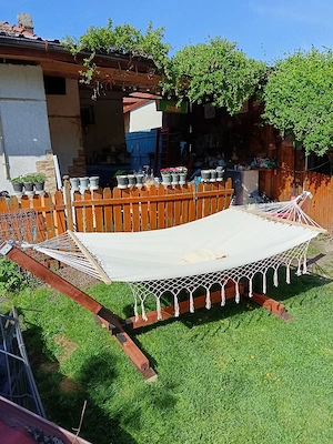 Bănci, mese, suport hamac 