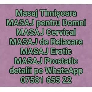 Maseoza cu experiență opt ani de zile și calificare in Masaj 