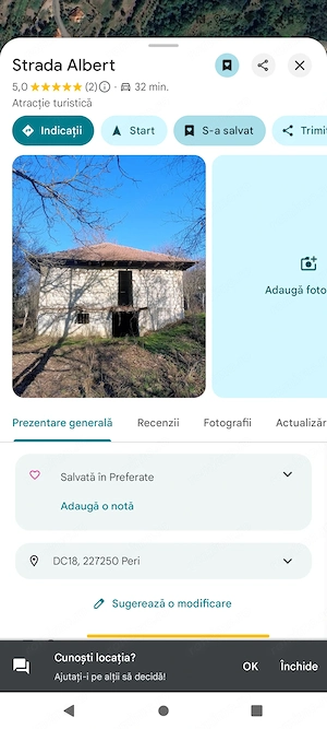 Casa Mehedinti sat Peri in centru 