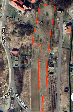 Vând teren Cojocna aproape de Băile Cojocna 3600 mp
