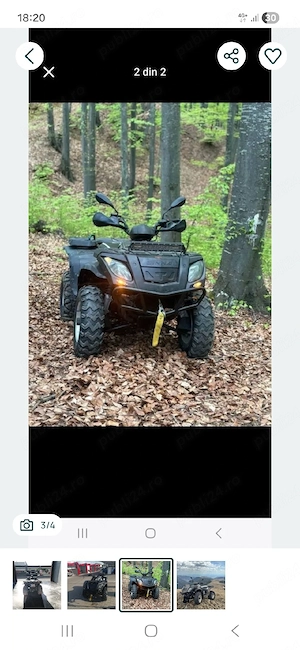 vând atv Linhai anniversary 300 4x2 înmatriculat  - imagine 5