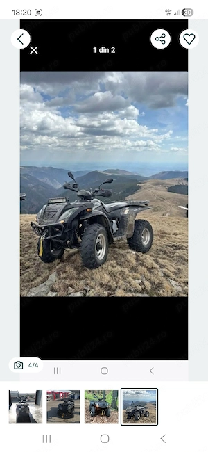 vând atv Linhai anniversary 300 4x2 înmatriculat 