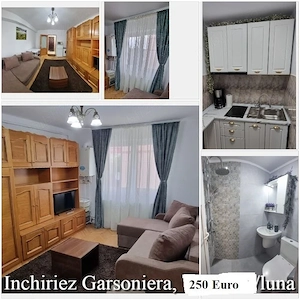 Inchiriez garsoniera utilata si mobilata , etaj 1 in Sibiu - zona Lazaret   Compa