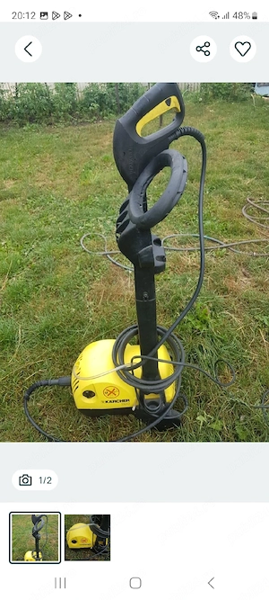 Pompa de spalat cu presiune Karcher, motor puternic - imagine 2