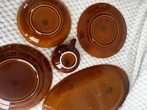 Set Boch Trianon Belgia -ceramica glazurata 