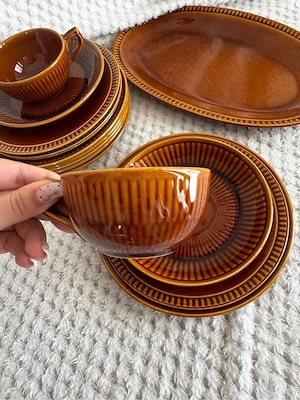 Set Boch Trianon Belgia -ceramica glazurata  - imagine 4