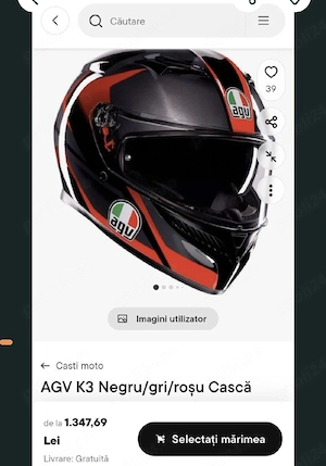 Casca AGV k3