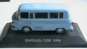 Machete Barkas van, Warszawa, Vaz, Gaz - la scara 1:43