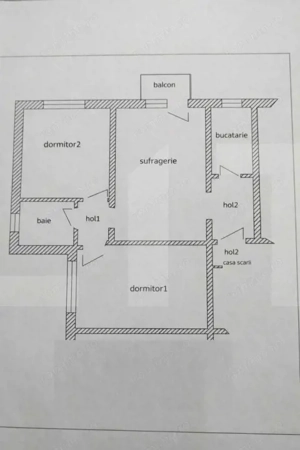 Apartament cu 3 camere, geam la baie, Vlaicu - imagine 7