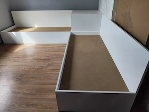 Pat pentru copii 80 200 cu saltele incluse + cub depozitare 