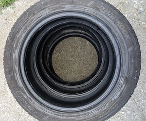 set 4 anvelope M+S 195/55/16 Hankook , +7 mm - imagine 4