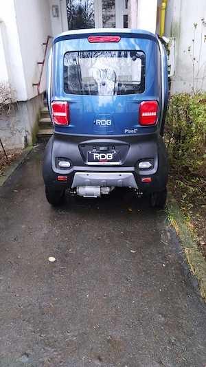 Mașină electrică cu 3 roți RDB T-414, 1200W, 72V 58Ah, 100 km, 25 km h, 2 locuri - imagine 2