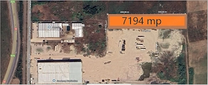 Teren 7194 mp Rascruci  zonă industrială în proximitatea  Parcului Tetarom III