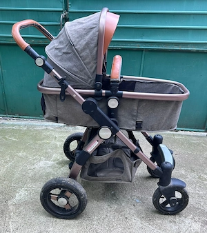 Carucior 3 in 1 Golden Gri & Scoica, complet