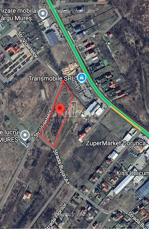 Teren intravilan parcelat în 7 loturi, Corunca - imagine 3