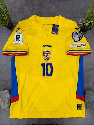 Tricou de Fotbal Joma Romania Home sez. 25 26 Stanciu 10 Marime M