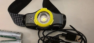 lanterna de cap ledlenser MH5 cu 3 acumulatori