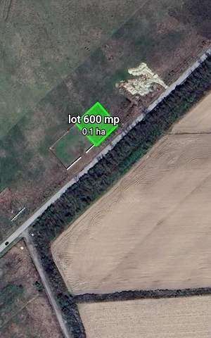 Vand parcela teren   plat de casa   lot teren  600 mp
