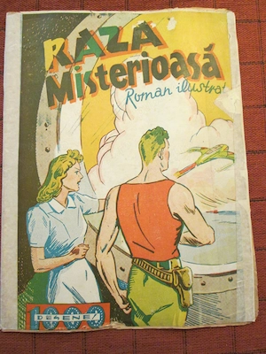 Revista veche de Benzi Desenate, Romania 1944-1947  Raza Misterioasa