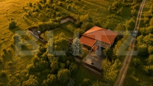 Casa la rosu de vânzare, zona Livezeni