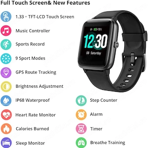 Ceas inteligent SmartWatch Fitpolo FocusFit VeryFitPro Pack 2 Buc. - imagine 4