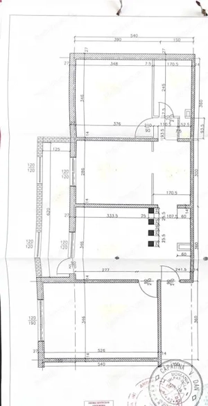 Apartament 3 camere decomandat, parter inalt, complet mobilat - imagine 19