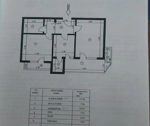 Apartament cu doua camere 